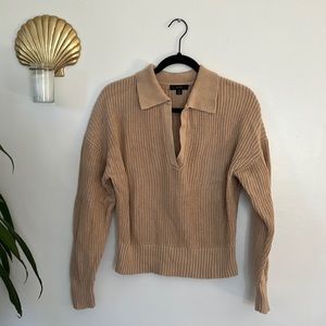 J. Crew tan pullover sweater